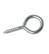 Screw Eye Wall Plugs Timber - Zinc Plated - Indoor Outdoors